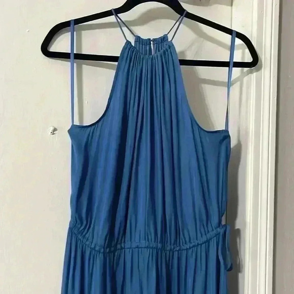 LOFT Maxi Dress blue Beach Bohemian size S - Picture 5 of 11